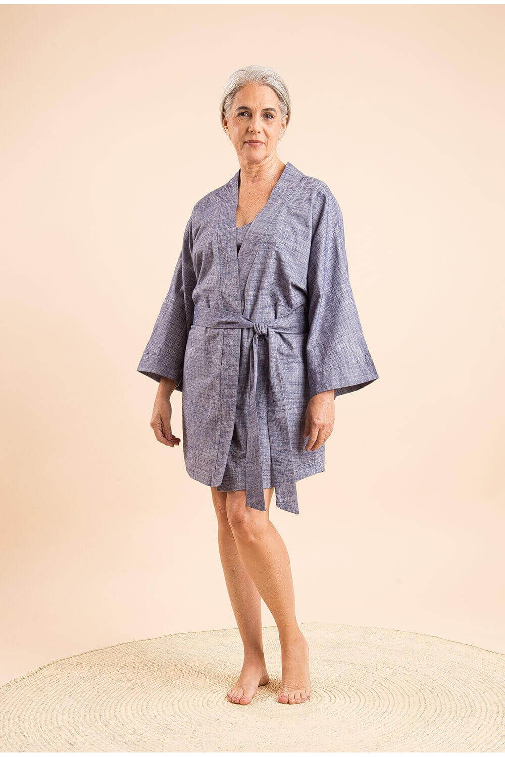 conjunto-kimono-e-camisola-algodao-azul-frente